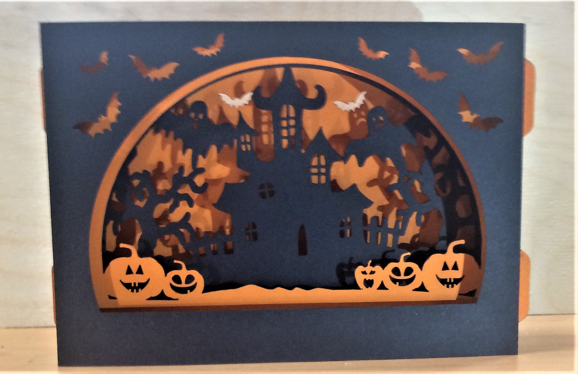 3D Halloween Box Card