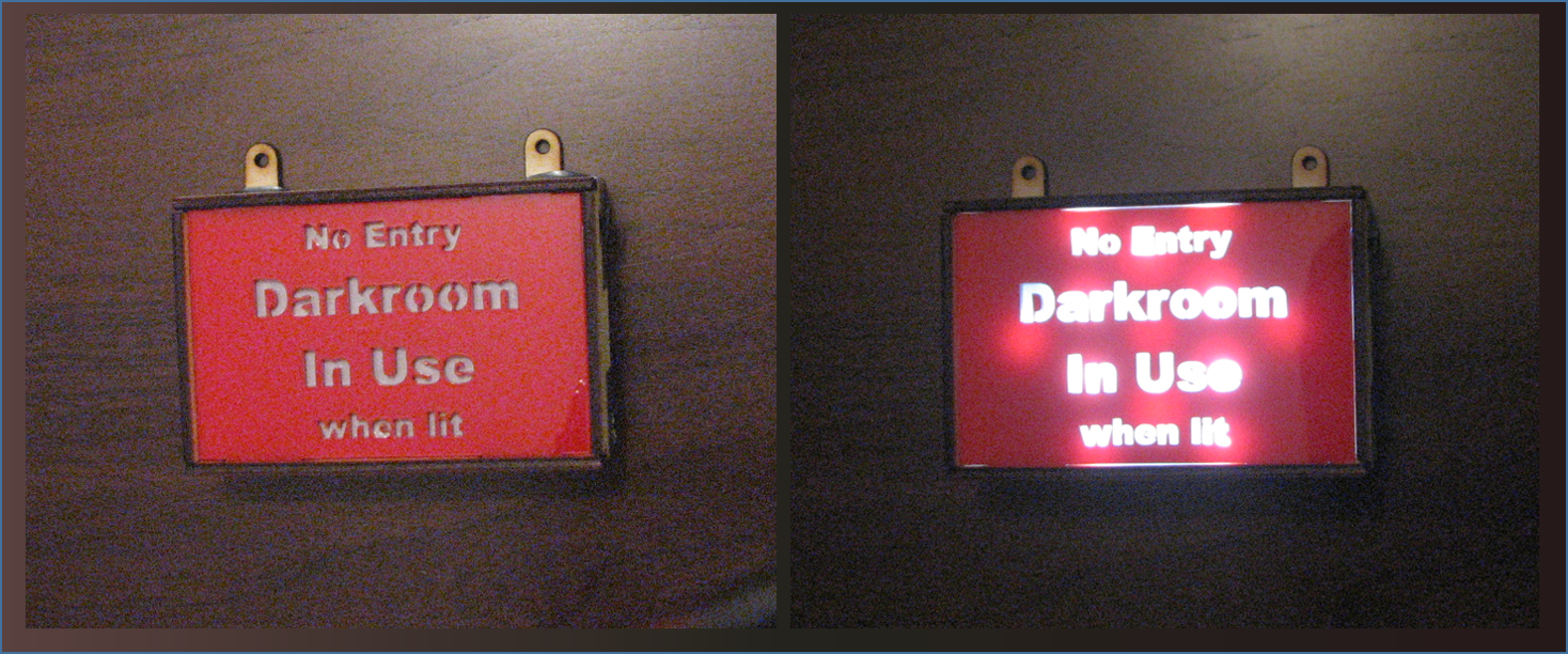 Darkroom Warning